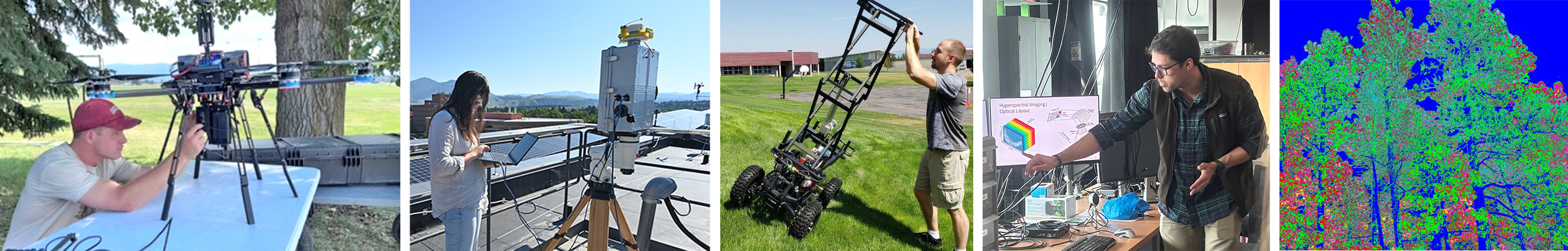 collage of people and various sensors