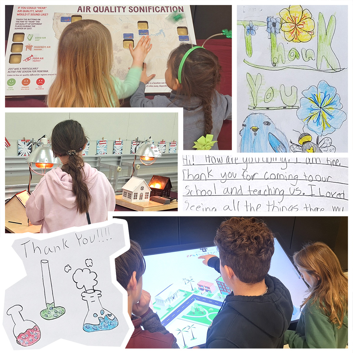 collage of images from the event