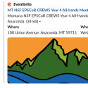 Eventbrite page for All Hands meeting