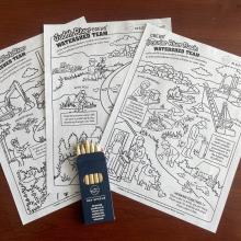 Picture of CREWS coloring sheets