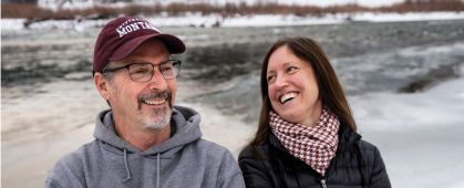 Dr. Maury Valett and Dr. Libby Metcalf