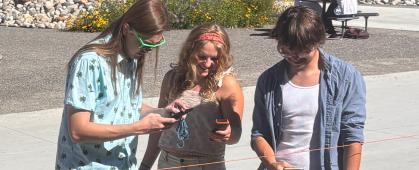 students using Temptop sensors