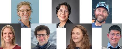 collage of seven award winners