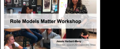 Screenshot of Role Models Matter training