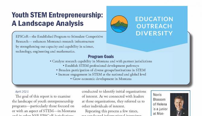 Youth STEM Entrepreneurship Report Cover Image
